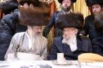 שמחת בית וויטעפסק - סערעדנא - קאסוב ירושלים -- חתונת בת האדמו"ר מוויטעפסק עם נכד האדמו"ר מסערעדנא וחתן האדמו"ר מקאסוב ירושלים -