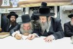 בילדער און ווידיאו: מעמד תחילת כתיבת אותיות ישיבת מהרי"ט בני ברק