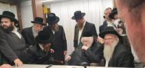 כ"ק אדמו"ר מסאדיגורא שליט"א ביי כ"ק גאב"ד ירושלים שליט"א 