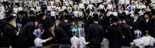 מסיבת חומש סעודה פאר תלמידי כיתה א' שע"י ת"ת יטב לב - מאנסי