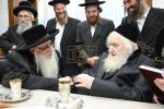 כ"ק אדמו"ר מצאנז שליט"א ביי כ"ק גאב"ד ירושלים שליט"א 