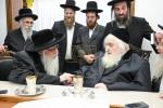 כ"ק אדמו"ר מצאנז שליט"א ביי כ"ק גאב"ד ירושלים שליט"א 