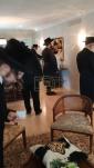 כ"ק אדמור מפאפא שליט"א אויף א בליץ באזוך אין טאראנטא לקראת די יארצייט פון זיין שווער  אב"ד טעטש‎ זצ"ל