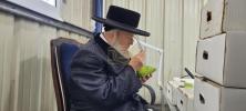 כ"ק אדמו"ר מפינסק קארלין שליט"א ביים קוקן א אתרוג