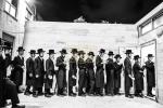בחורי ישיבות צאנז ביי קבלת קהל ביי כ"ק אדמו"ר מצאנז שליט"א 