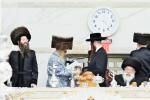 וואכנאכט, ברית, און סעודת ברית ביי אייניקל פון כ"ק אדמו"ר מסאטמאר שליט"א 