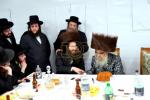 וואכנאכט, ברית, און סעודת ברית ביי אייניקל פון כ"ק אדמו"ר מסאטמאר שליט"א 