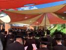 הגה"צ ראש ישיבת סאטמאר בני ברק שליט"א ביי אמירת תשליך ביום שלש עשרה מידות ביים וואסער אין די שטאטישע 'פינת החי' פארק אין בני ברק