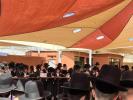 הגה"צ ראש ישיבת סאטמאר בני ברק שליט"א ביי אמירת תשליך ביום שלש עשרה מידות ביים וואסער אין די שטאטישע 'פינת החי' פארק אין בני ברק