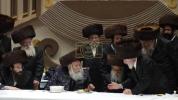 כ"ק אדמו"ר מליסקא שליט"א ביי שמחת בית השואבה אין באבוב און מונקאטש