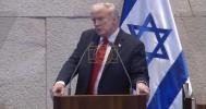 Main image for טראמפ זאגט אין כנסת אז פאלעסטינער זאלן 'אויסקלויבן שלום איבער טעראר.'