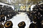 כ"ק אדמו"ר מקרעטשניף שליט"א ביים טיש חוה"מ סוכות 