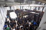 פולע געלאריע: בילדער און ווידיאוס פון נעילת החג און באגלייטן מוצאי סוכות בחצר הקודש סאטמאר 
