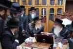 כ"ק אדמו"ר מזלאטשוב שליט"א באזוכט ביי כ"ק אדמו"ר מצאנז שליט"א