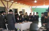 מעמד הנחת תפילין ושמחת החאלאקא ומסיבות לחיים פאר נכדי הגה"צ ראש ישיבת סאטמאר בני ברק שליט"א ביים עלטער זיידן כ"ק אדמו"ר מוויזניץ שליט"א אין מושב אורה