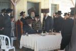 מעמד הנחת תפילין ושמחת החאלאקא ומסיבות לחיים פאר נכדי הגה"צ ראש ישיבת סאטמאר בני ברק שליט"א ביים עלטער זיידן כ"ק אדמו"ר מוויזניץ שליט"א אין מושב אורה