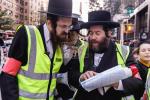 פולע גאלעריע פונעם גרויסארטיגן פראטעסט אין מאנהעטן קעגן די גזירת הגיוס 