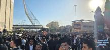 ערשטע בילדער און ווידיאו פון די ריזיגע עצרת המיליון וואס קומט יעצט פאר אין ירושלים קעגן די גזירת הגיוס 