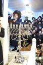 הרה"ק רבי יעקב מאיר שעכטער שליט"א ביים מעמד הדלקת הנרות יום ב' דחנוכה
