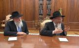 הרב בעאל לאזאר באזוכט פרעזידענט פוטין