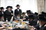  מסיבת לחיים וקנין זכות פונעם היכל התורה בבית המדרש שכונת גערי  בבית הנדיב הרה"ח ר' משה זילבערשטיין שליט"א בראשות כ"ק אדמו"ר מסאטמאר שליט"א 