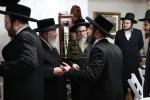  מסיבת לחיים וקנין זכות פונעם היכל התורה בבית המדרש שכונת גערי  בבית הנדיב הרה"ח ר' משה זילבערשטיין שליט"א בראשות כ"ק אדמו"ר מסאטמאר שליט"א 