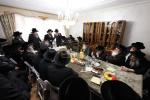  מסיבת לחיים וקנין זכות פונעם היכל התורה בבית המדרש שכונת גערי  בבית הנדיב הרה"ח ר' משה זילבערשטיין שליט"א בראשות כ"ק אדמו"ר מסאטמאר שליט"א 