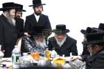  מסיבת לחיים וקנין זכות פונעם היכל התורה בבית המדרש שכונת גערי  בבית הנדיב הרה"ח ר' משה זילבערשטיין שליט"א בראשות כ"ק אדמו"ר מסאטמאר שליט"א 