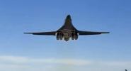 Main image for א B-1B "לענסער" באמבארדירער פליגער פון די אמעריקאנער עיר פארס האט היינט אפגעהויבן פון די פערפארד באזע, דורכצופירן א טרענירונג מיסיע.