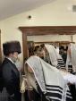 שמחת הברית לבן הנולד אצל ר' יעקב אהרן כ"ץ בן הרה"ג ר' דוד שליט"א בן אב"ד סלאוויטא שליט"א וחתן הרה"ג ר' מאיר זלמן שטעג שליט"א בהשתתפות כ"ק אדמו"ר ממאקאווא שליט"א וכ"ק אדמו"ר מראחמיסטריווקא שליט"א ואבד"ק תולדות אהרן שליט"א