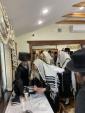 שמחת הברית לבן הנולד אצל ר' יעקב אהרן כ"ץ בן הרה"ג ר' דוד שליט"א בן אב"ד סלאוויטא שליט"א וחתן הרה"ג ר' מאיר זלמן שטעג שליט"א בהשתתפות כ"ק אדמו"ר ממאקאווא שליט"א וכ"ק אדמו"ר מראחמיסטריווקא שליט"א ואבד"ק תולדות אהרן שליט"א
