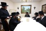 הנהלת כולל שומרי החומות בבית הגה"צ אב"ד סאטמאר וויליאמסבורג שליט"א לקראת דינער השנתי