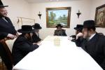 הנהלת כולל שומרי החומות בבית הגה"צ אב"ד סאטמאר וויליאמסבורג שליט"א לקראת דינער השנתי