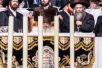 גרויסארטיגע מעמד סיום כתיבת ספר תורה פון כ"ק אדמו"ר מסאטמאר שליט"א בשילוב מיטן שלחן הטהור לרגל ל"ג בעומר 