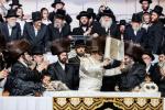 גרויסארטיגע מעמד סיום כתיבת ספר תורה פון כ"ק אדמו"ר מסאטמאר שליט"א בשילוב מיטן שלחן הטהור לרגל ל"ג בעומר 