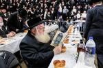 גרויסארטיגע מעמד סיום כתיבת ספר תורה פון כ"ק אדמו"ר מסאטמאר שליט"א בשילוב מיטן שלחן הטהור לרגל ל"ג בעומר 