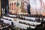גרויסארטיגע מעמד סיום כתיבת ספר תורה פון כ"ק אדמו"ר מסאטמאר שליט"א בשילוב מיטן שלחן הטהור לרגל ל"ג בעומר 