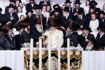 גרויסארטיגע מעמד סיום כתיבת ספר תורה פון כ"ק אדמו"ר מסאטמאר שליט"א בשילוב מיטן שלחן הטהור לרגל ל"ג בעומר 