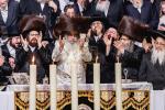 גרויסארטיגע מעמד סיום כתיבת ספר תורה פון כ"ק אדמו"ר מסאטמאר שליט"א בשילוב מיטן שלחן הטהור לרגל ל"ג בעומר 