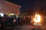כ"ק אדמו"ר ממבקשי ה' שליט"א ביים הדלקה נעבן קרית יואל