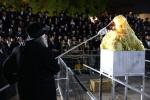 הגאון רבי שאול אלתר שליט"א ביים אנצידן די מדורת אש