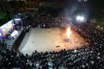הגאון רבי שאול אלתר שליט"א ביים אנצידן די מדורת אש