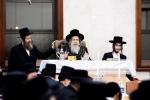 מעמד ההדלקה רבתי, ע"י כ"ק גאב"ד סאטמאר מאנסי שליט"א | ליל ל"ג בעומר תשפ"ו | בחצר בית המדרש הגדול ד'סאטמאר מאנסי