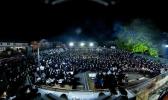 ערשטע בילדער: מעמד הדלקה רבתי בחצר הקודש סאטמאר מאנסי 