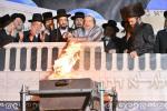 הערליכע גאלעריע: הדלקה בצל הרה"ק רבי יעקב מאיר שעכטער שליט"א אין ירושלים 