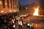 מעמד הדלקה לכבוד ל"ג בעומר בקהילת פאפא- בראשת רב דקהילת פאפא מאנסי שליט"א