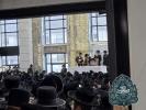 פולע גאלערי: תפילת שחרית און מעמד צאתכם לשלום פאר כ"ק אדמו"ר מסאטמאר שליט"א אויף וועג צו מקומות הקדושים אין אייראפע