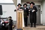 פולע גאלערי: תפילת שחרית און מעמד צאתכם לשלום פאר כ"ק אדמו"ר מסאטמאר שליט"א אויף וועג צו מקומות הקדושים אין אייראפע