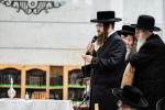 פולע גאלערי: תפילת שחרית און מעמד צאתכם לשלום פאר כ"ק אדמו"ר מסאטמאר שליט"א אויף וועג צו מקומות הקדושים אין אייראפע