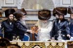 ערב שבת ביי כ"ק אדמו"ר מסאטמאר שליט"א - מעמד כתיבת ספר תורה נכתב ע"י הקהלה בקרית יואל